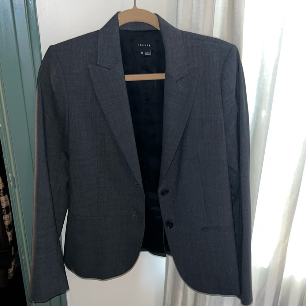 Theory grey suit